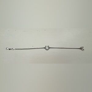 Pandora Horseshoe Sterling Silver Chain Bracelet